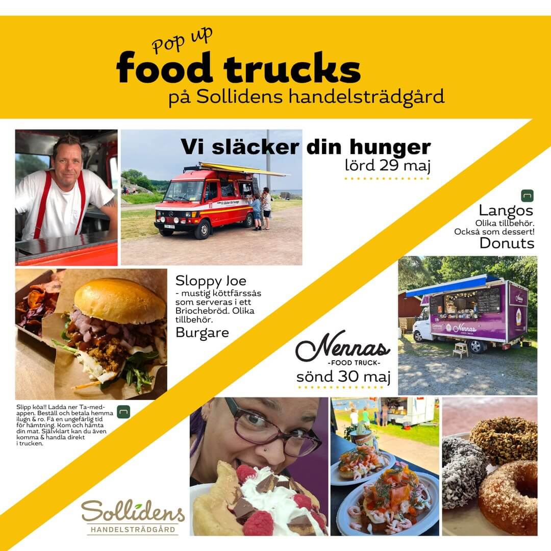 Pop up Food trucks på Solliden
